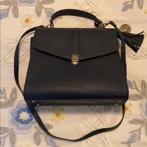 Les Copains Leather Top Handle Bag